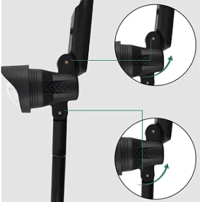 Lampa Solara cu LED rezistenta la apa panou deasupra Lampa Solara cu LED rezistenta la apa panou deasupra