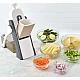 Feliator Tocator vertical pentru legume si fructe ALB-GRI Feliator Tocator vertical pentru legume si fructe ALB-GRI