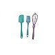 Set 3 ustensile de bucatarie pensula paleta tel silicon Set 3 ustensile de bucatarie pensula paleta tel silicon