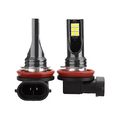 Set 2 Becuri auto LED H11/H8 12LED putere 60W temperatura 6000K Set 2 Becuri auto LED H11/H8 12LED putere 60W temperatura 6000K