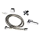 Set bideu cu furtun metalic 1.5m para si suport dus cromat Set bideu cu furtun metalic 1.5m para si suport dus cromat