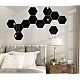 Set 10 Oglinzi Design Hexagon NEGRE - Oglinzi Decorative Acrilice Cristal - Diamant - Fagure 10 bucati/set NEGRE Set 10 Oglinzi Design Hexagon NEGRE - Oglinzi Decorative Acrilice Cristal - Diamant - Fagure 10 bucati/set NEGRE