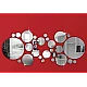 Set 30 Oglinzi decorative din Sticla Acrilica pentru design interior model rotund Set 30 Oglinzi decorative din Sticla Acrilica pentru design interior model rotund