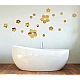 Set 25 stickere stil oglinda decorativa acrilica AURIE in forma de floare Set 25 stickere stil oglinda decorativa acrilica AURIE in forma de floare