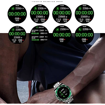 Ceas Smartwatch bratara AURIE otel inoxidabil Bluetooth ALBASTRU Ceas Smartwatch bratara AURIE otel inoxidabil Bluetooth ALBASTRU