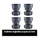 Set 4 picioruse Reglabile antivibratii din ABS si cauciuc pentru masina de spalat floare Set 4 picioruse Reglabile antivibratii din ABS si cauciuc pentru masina de spalat floare