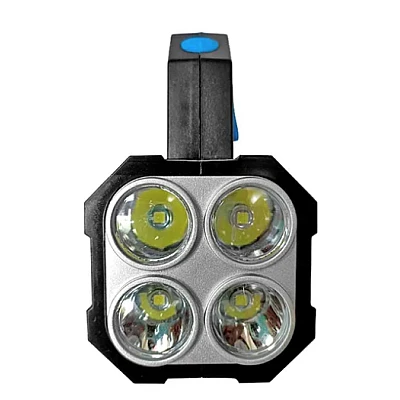 Lanterna de mana F-907 cu 4 LED si COB lateral Lanterna de mana F-907 cu 4 LED si COB lateral