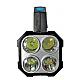 Lanterna de mana F-907 cu 4 LED si COB lateral Lanterna de mana F-907 cu 4 LED si COB lateral