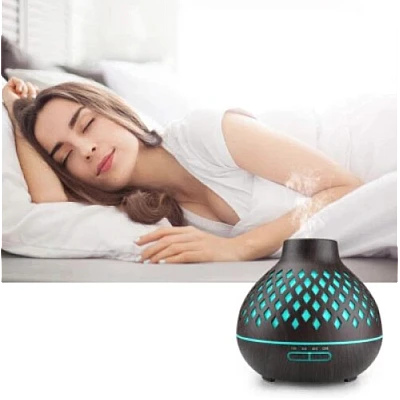 Difuzor de aromaterapie cu telecomanda rezervor 400ml Difuzor de aromaterapie cu telecomanda rezervor 400ml