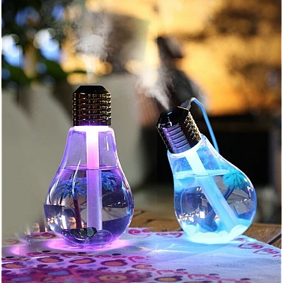 Umidificator bec cu ultrasunete si lumina colorata 0713-016 Umidificator bec cu ultrasunete si lumina colorata 0713-016