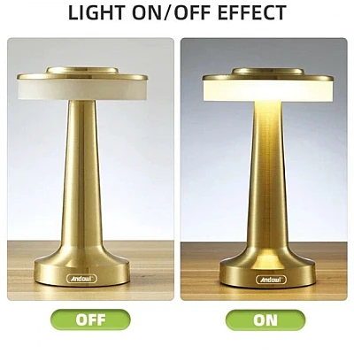 Lampa de birou portabila Gold Q-TL145 Lampa de birou portabila Gold Q-TL145