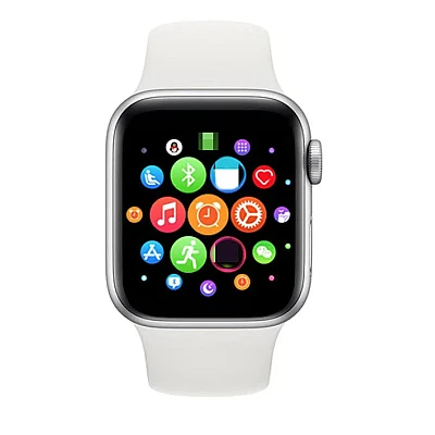 Smartwatch T500 Monitorizare Cardiaca Tensiune si Sedentarism curea alba Smartwatch T500 Monitorizare Cardiaca Tensiune si Sedentarism curea alba