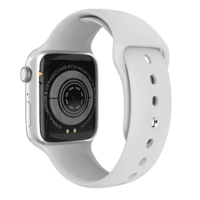Smartwatch T500 Monitorizare Cardiaca Tensiune si Sedentarism curea alba Smartwatch T500 Monitorizare Cardiaca Tensiune si Sedentarism curea alba