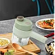 Tocator 4 in 1 Electric pentru Alimente Ideal pentru Taiere Carne Legume Fructe Portabil Verde Tocator 4 in 1 Electric pentru Alimente Ideal pentru Taiere Carne Legume Fructe Portabil Verde