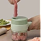 Tocator 4 in 1 Electric pentru Alimente Ideal pentru Taiere Carne Legume Fructe Portabil Verde Tocator 4 in 1 Electric pentru Alimente Ideal pentru Taiere Carne Legume Fructe Portabil Verde