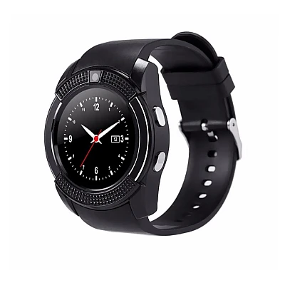 Ceas inteligent SmartWatch V8 cu Bluetooth NEGRU Ceas inteligent SmartWatch V8 cu Bluetooth NEGRU