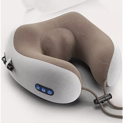 Perna de masaj electrica in forma de U suport cervical terapie magnetica AO-50061 Perna de masaj electrica in forma de U suport cervical terapie magnetica AO-50061