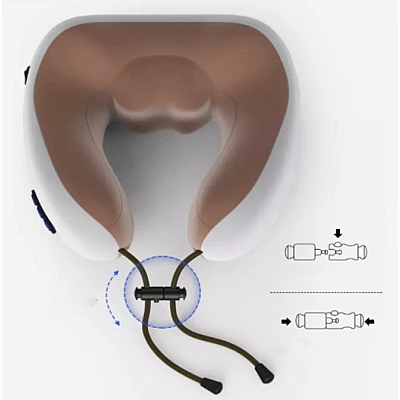 Perna de masaj electrica in forma de U suport cervical terapie magnetica AO-50061 Perna de masaj electrica in forma de U suport cervical terapie magnetica AO-50061