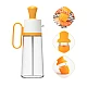 Sticla cu picurator pentru ulei otet si sosuri 550 ml alb-galben