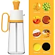 Sticla cu picurator pentru ulei otet si sosuri 550 ml alb-galben