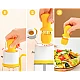 Sticla cu picurator pentru ulei otet si sosuri 550 ml alb-galben