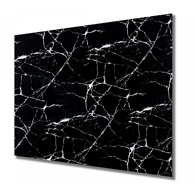 Set 5 Placi autoadezive CLS-04 pentru perete tip marmura 60 x 60 cm NEGRU