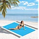 Saltea de plaja patura de camping 210x200cm Albastra Saltea de plaja patura de camping 210x200cm Albastra