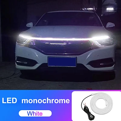 Banda Led pentru Capota Masinii cu Aplicatie 180cm ICE BLUE Banda Led pentru Capota Masinii cu Aplicatie 180cm ICE BLUE