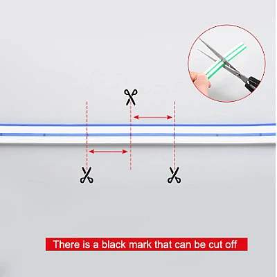 Banda Led pentru Capota Masinii cu Aplicatie 180cm Albastru Banda Led pentru Capota Masinii cu Aplicatie 180cm Albastru