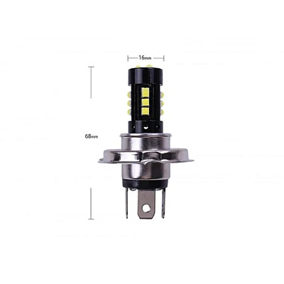 Set 2 becuri auto H7 15 LED/BEC putere 80W/ 8000lm Lumina alba temperatura 8000k Set 2 becuri auto H7 15 LED/BEC putere 80W/ 8000lm Lumina alba temperatura 8000k
