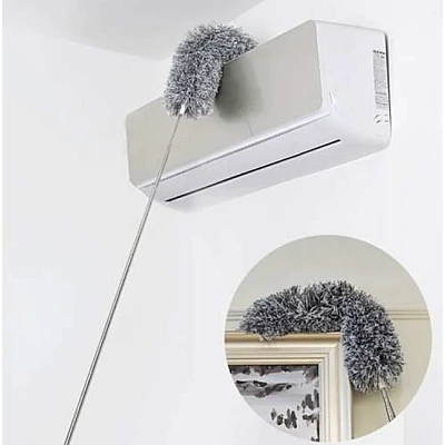 Pamatuf microfibra telescopic 2.5m. cu doua capete pentru zone greu accesibile