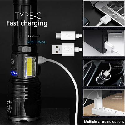 Lanterna de mana tip bec laser cu Led BX-P19 Lanterna de mana tip bec laser cu Led BX-P19
