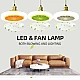 Lustra ventilator pentru tavan 2 in 1 cu Led Alb Lustra ventilator pentru tavan 2 in 1 cu Led Alb