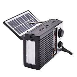 Radio solar AM/FM/SW Lanterna MP3 Bluetooth Rotosonic XB-122