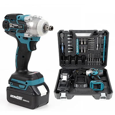 Masina de impact si insurubat cu 2 acumulatori si 43 accesorii 36V 5Ah Masina de impact si insurubat cu 2 acumulatori si 43 accesorii 36V 5Ah