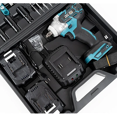 Masina de impact si insurubat cu 2 acumulatori si 43 accesorii 36V 5Ah Masina de impact si insurubat cu 2 acumulatori si 43 accesorii 36V 5Ah