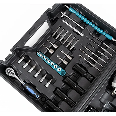 Masina de impact si insurubat cu 2 acumulatori si 43 accesorii 36V 5Ah Masina de impact si insurubat cu 2 acumulatori si 43 accesorii 36V 5Ah