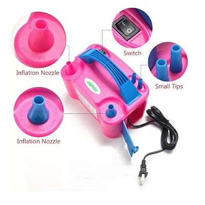 Aparat electric de umflat baloane roz Aparat electric de umflat baloane roz