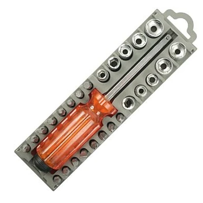Set surubelnita cu capete tubulare si biti 28 piese JL-1088 Set surubelnita cu capete tubulare si biti 28 piese JL-1088