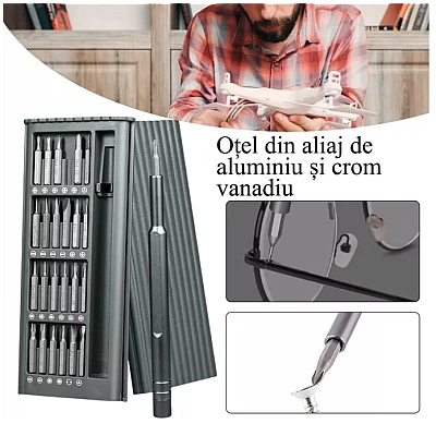 Set surubelnita/24 biti Multifunctionala Magnetica Set surubelnita/24 biti Multifunctionala Magnetica