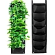 Jardiniera verticala neagra cu 6 buzunare material textil Jardiniera verticala neagra cu 6 buzunare material textil