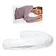 Perna alba din bumbac PP in forma de U sprijin cervical Perna alba din bumbac PP in forma de U sprijin cervical