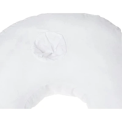 Perna alba din bumbac PP in forma de U sprijin cervical Perna alba din bumbac PP in forma de U sprijin cervical