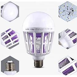 Bec Led 2 in1 Cu Lampa UV Impotriva insectelor15W E27 Bec Led 2 in1 Cu Lampa UV Impotriva insectelor15W E27