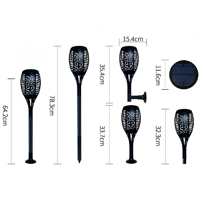LAMPA SOLARA CU EFECT DE FLACARA PENTRU GRADINA SAU CASA 78 CM LAMPA SOLARA CU EFECT DE FLACARA PENTRU GRADINA SAU CASA 78 CM