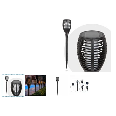 LAMPA SOLARA CU EFECT DE FLACARA PENTRU GRADINA SAU CASA 78 CM LAMPA SOLARA CU EFECT DE FLACARA PENTRU GRADINA SAU CASA 78 CM