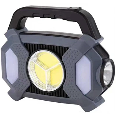 Lanterna LED reincarcabila cu panou solar maner si LED COB CERC Lanterna LED reincarcabila cu panou solar maner si LED COB CERC