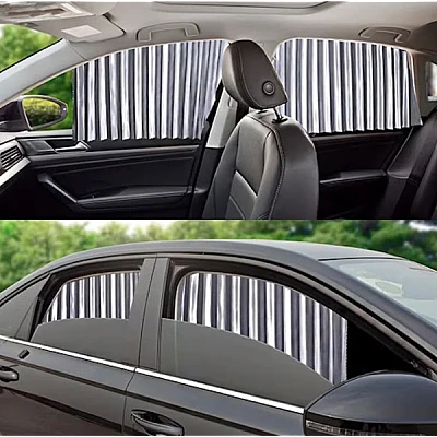 Set 4 parasolare retractabile auto geamuri laterale fata-spate GRI Set 4 parasolare retractabile auto geamuri laterale fata-spate GRI