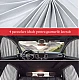 Set 4 parasolare retractabile auto geamuri laterale fata-spate GRI Set 4 parasolare retractabile auto geamuri laterale fata-spate GRI