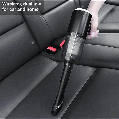 Aspirator auto Fara fir 2in1 120 W Cu Lumina LED Negru Aspirator auto Fara fir 2in1 120 W Cu Lumina LED Negru